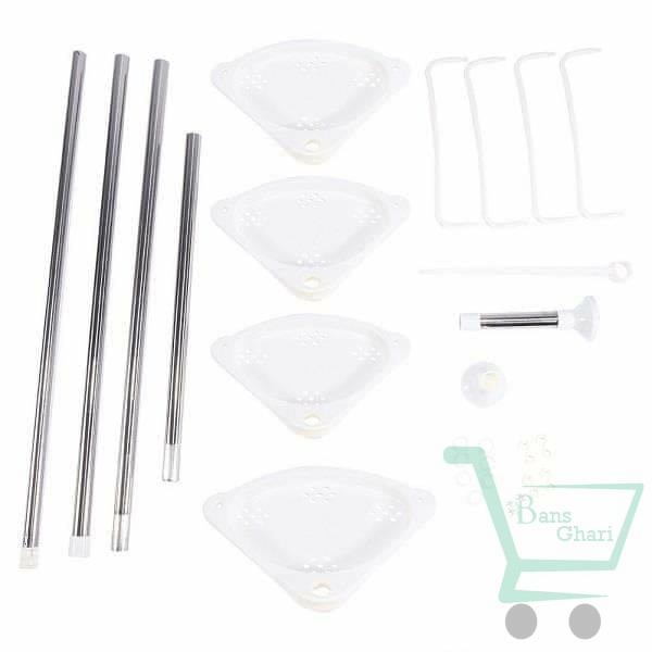 Multi Corner Adjustable Toilet Corner Shelf - Image 4