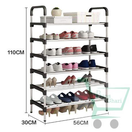 6 Layer Shoe Rack - Image 2