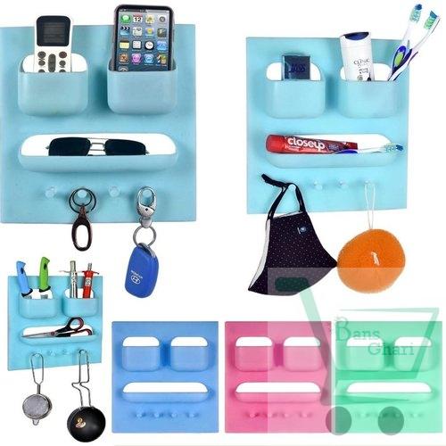 4 in 1 Multi Purpose Wall Mount Storage