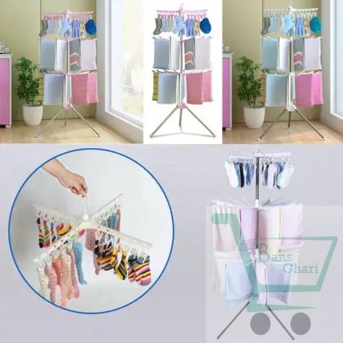 Folding Portable Laundry Stand Cloth Drying Stand