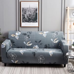 Sofa cover Printed Grey