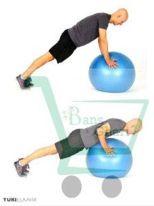 Gym Ball 65 cm Diameter (Pump Included) - Image 4