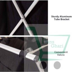 2 Sections Laundry Basket Clothes Hamper Organizer - Image 4