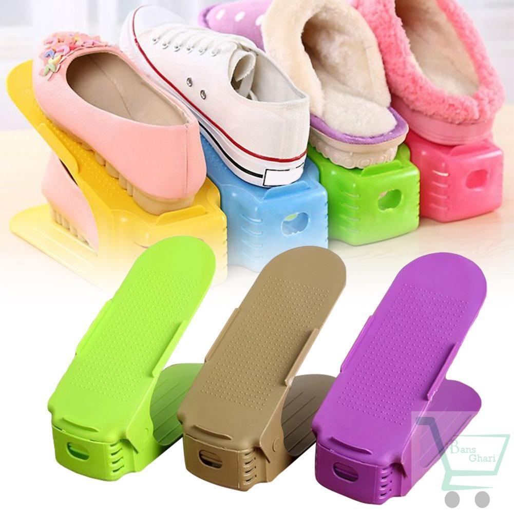 Adjustable Shoe Organizer (Pack of 4) - Image 2