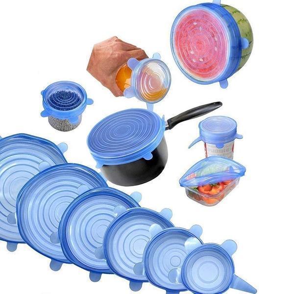 Silicone Food Cover (Pack of 6) - Image 3