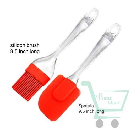 2 In 1 Silicone Cream Scrapper And Brush - Image 4