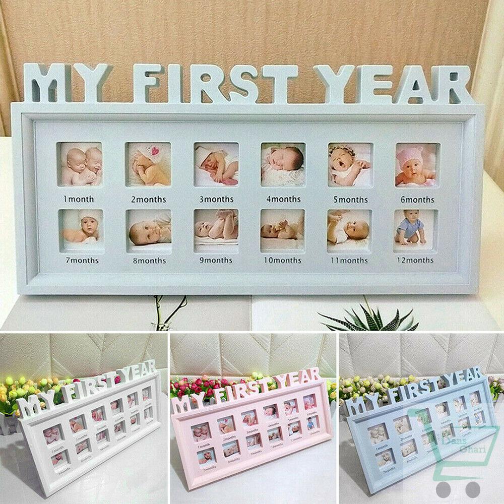 My First Year Baby 12 Month Photo Frame