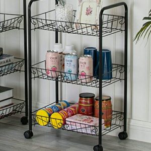 3 layer metal rack
