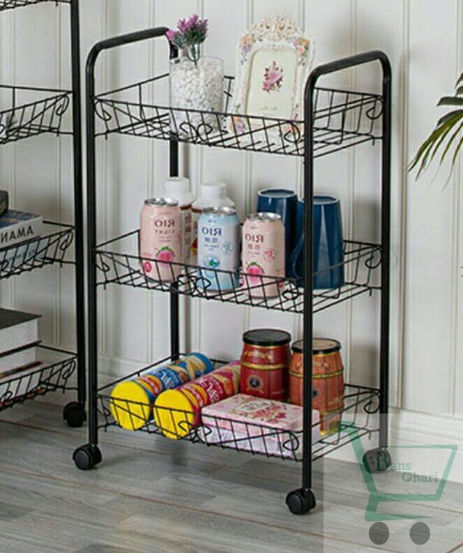 3 layer metal rack