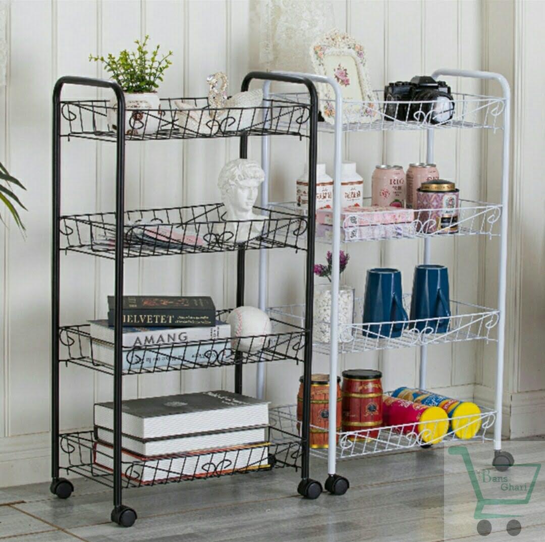 4 layer metal rack