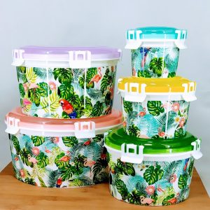 5 Pieces Storage Box Round Clip Lock (STB-NK-1803)