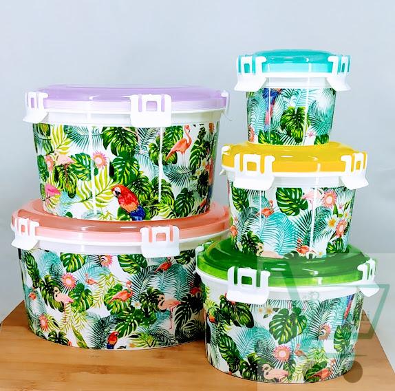 5 Pieces Storage Box Round Clip Lock (STB-NK-1803)