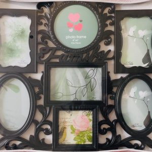 Plastic 7 Photo Sockets Simple Picture Family Photo Frame