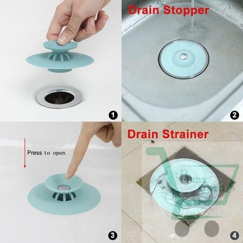 Flex Drain Stop and Hair Catcher (2 pcs) - Image 2