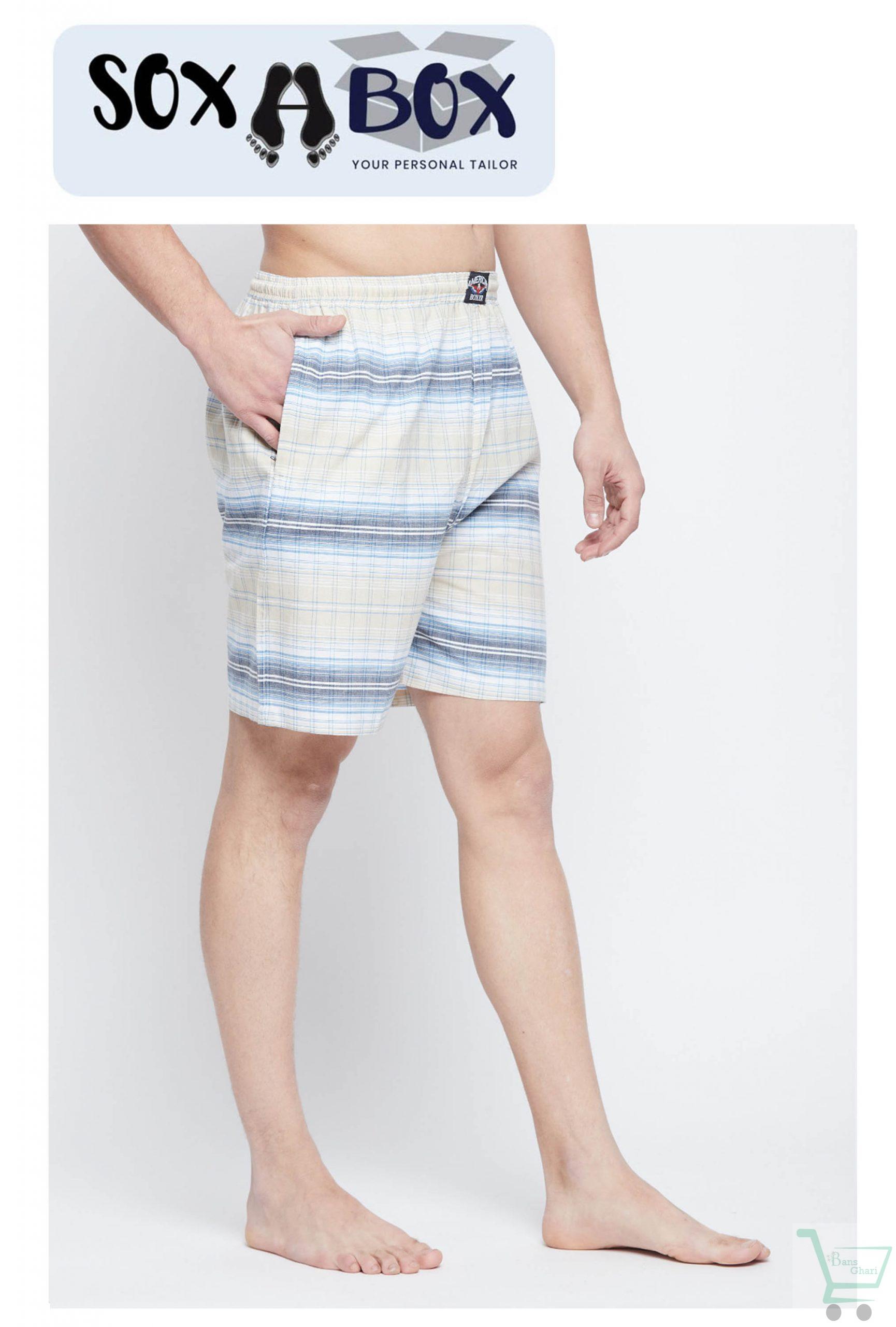 Soxabox Men's Cotton Lounge Shorts SMB - 1 - Image 4