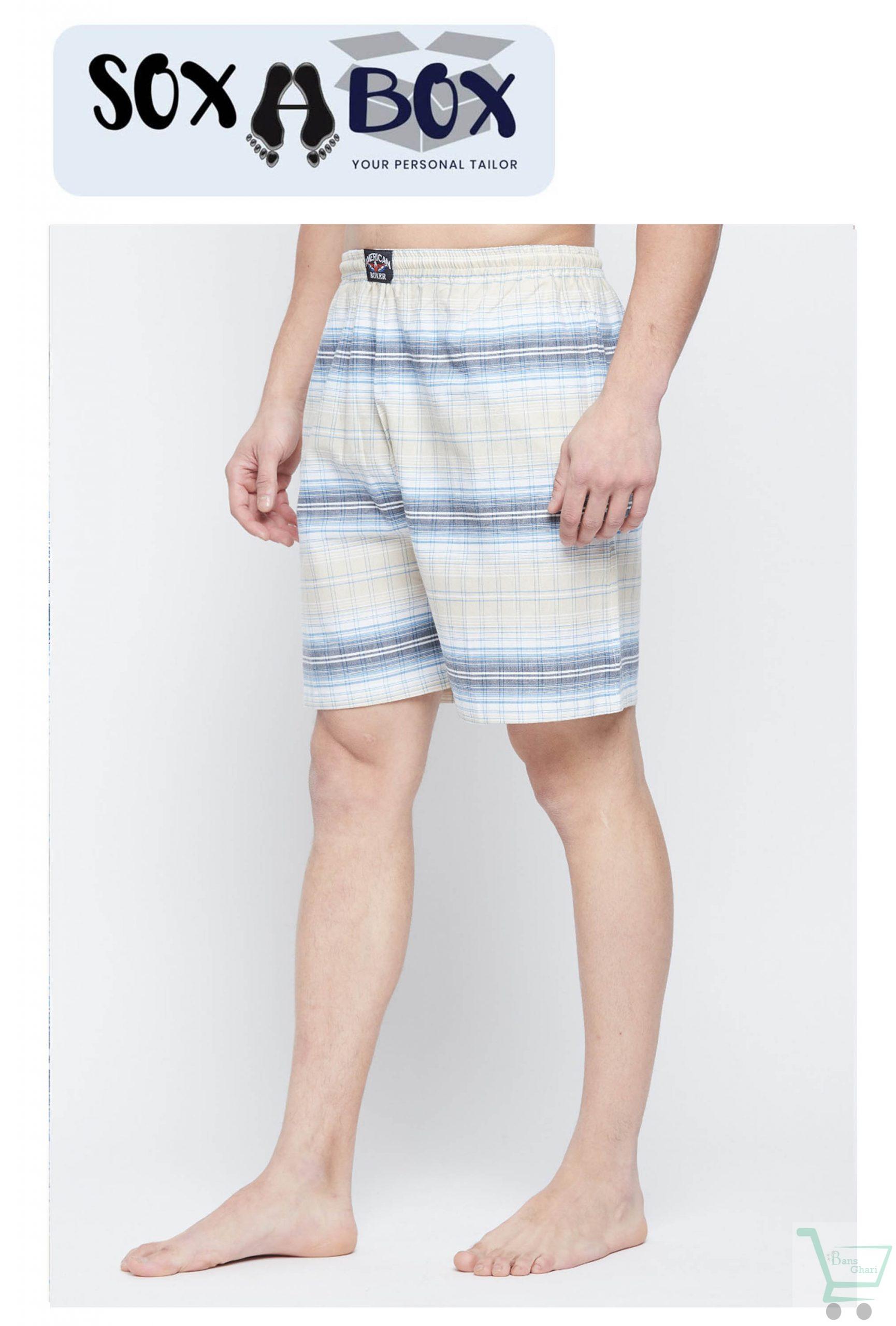 Soxabox Men's Cotton Lounge Shorts SMB - 1 - Image 3