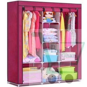 Fancy Portable Cloth Cabinet/Wardrobe (130 X 45 X 175 Cm)
