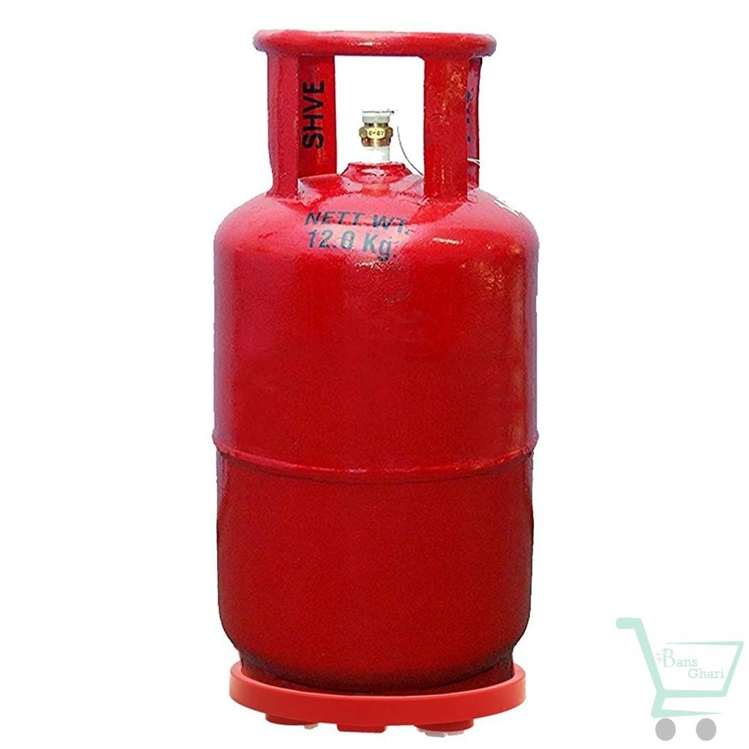 Apex Multipurpose Gas Trolley Easily Movable Stand/LPG Stand With Wheels