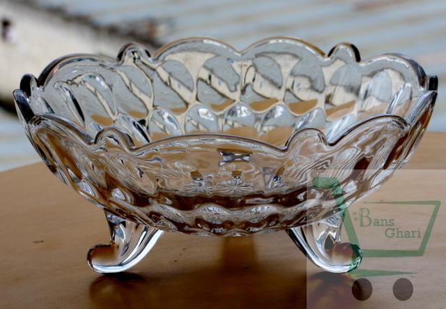 Decorative Glass Fruit Bowl - Image 3