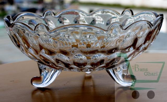 Decorative Glass Fruit Bowl - Image 2
