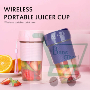 Wireless portable juicer cup