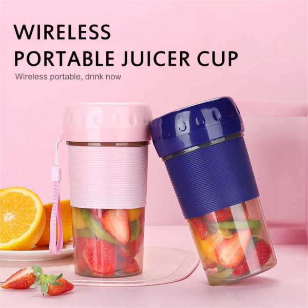 Wireless portable juicer cup