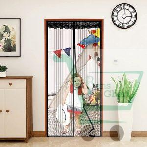 Magnetic Mosquito Net Door Net Screen Curtain Size (3.1 x 7 ft.)(95×210cm)
