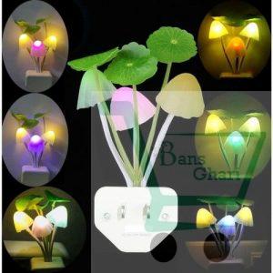 Fancy Mushroom Shape Automatic with Smart Sensor LED Color Changing Light Lamp