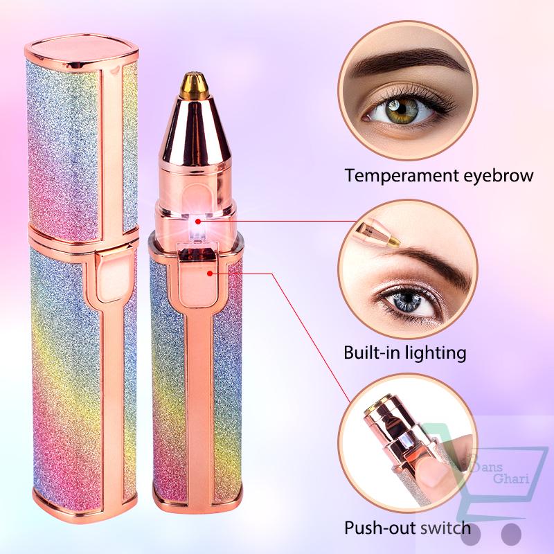 2 In 1 Facial Hair Remover & Eyebrow Trimmer - Image 2