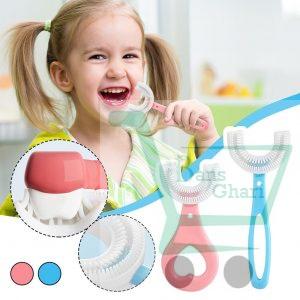 Cute U Shaped Baby Toothbrush (Pack of 2)
