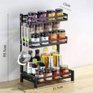 3-Tier Masala Multi-Function Storage Rack