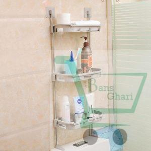 3 Layer Toilet Rack Organizer Bathroom Rack Over the Top Toilet Rack