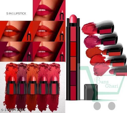 5 in1 Deep Color Matte finish Best Quality Lipstick - Image 2