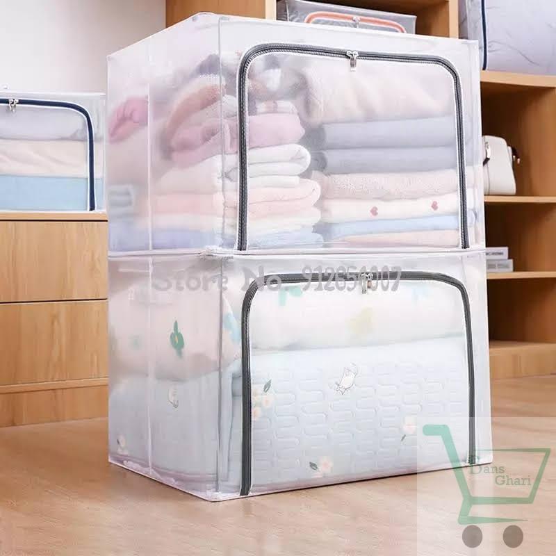 Oxford transparent Foldable Storage box