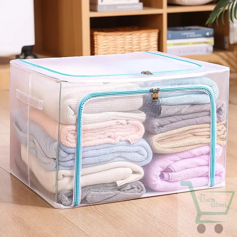 Oxford transparent Foldable Storage box