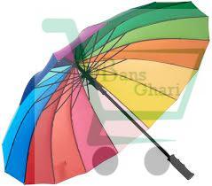 Multicolor Rainbow Umbrella ( Jumbo ) - Image 2