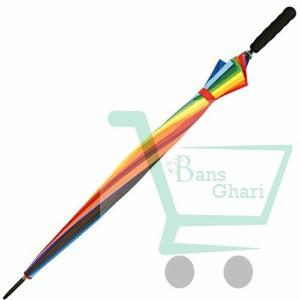 Multicolor Rainbow Umbrella ( Jumbo ) - Image 4