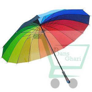 Multicolor Rainbow Umbrella ( Jumbo )