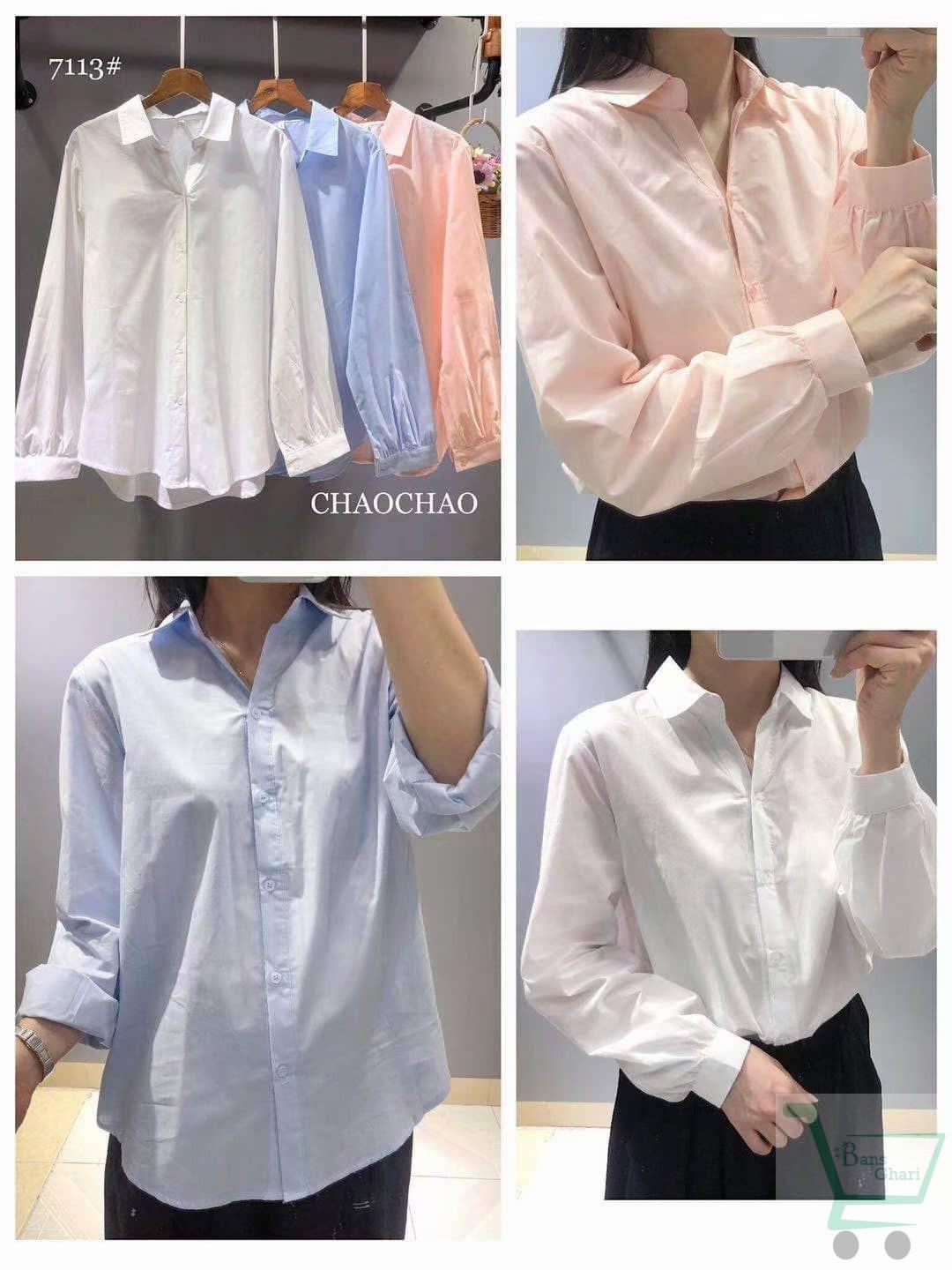 Cotton Formal Shirt for women