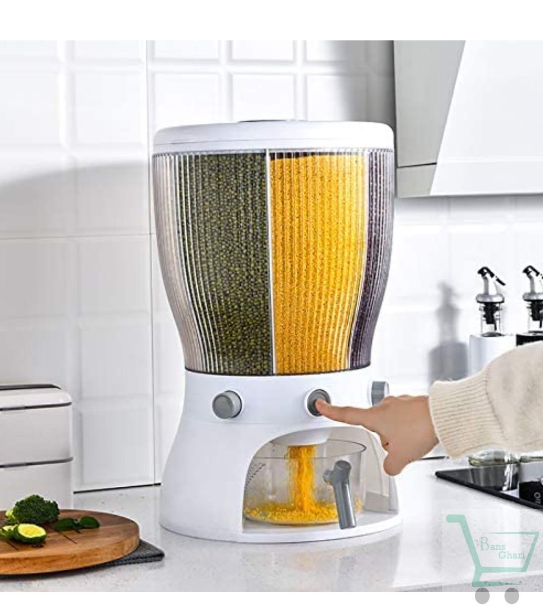 Multi-Purpose Rotating Grain Dispenser ( Round)