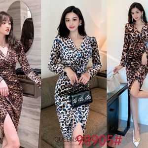 Bodycone Animal printed Stylish Party Dress