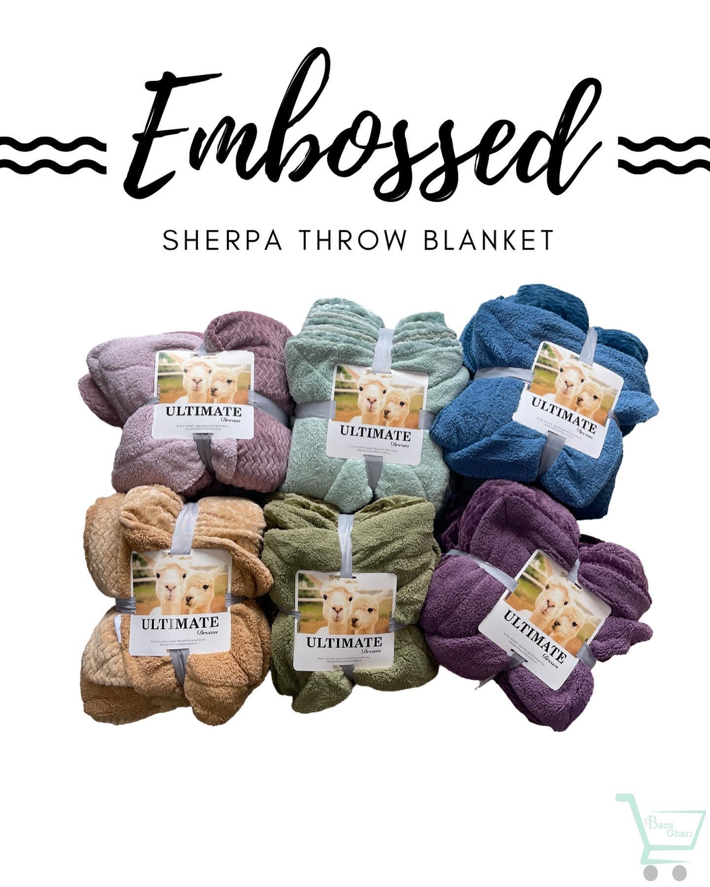 Ultimate Sherpa Throw Blanket
