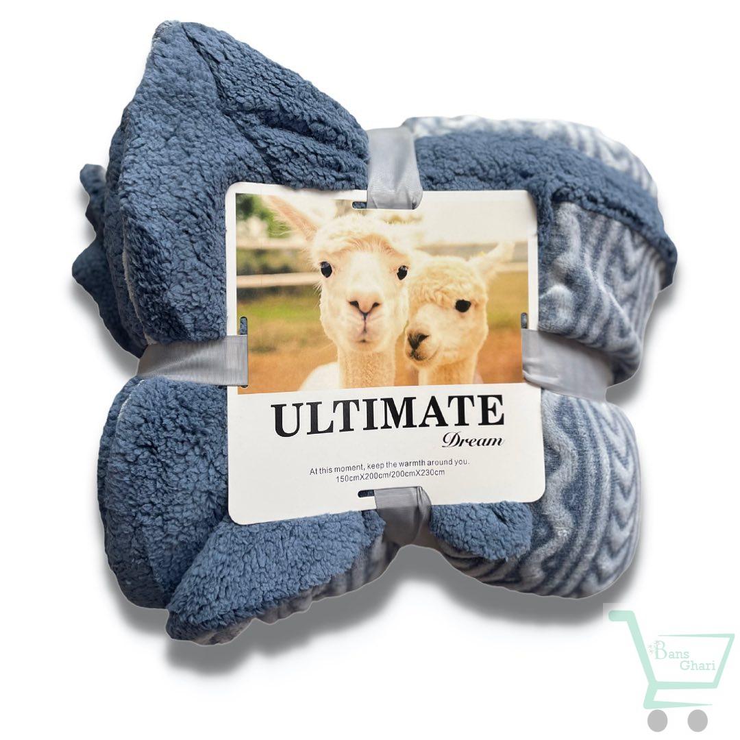 Ultimate Sherpa Throw Blanket Embossed - Image 3