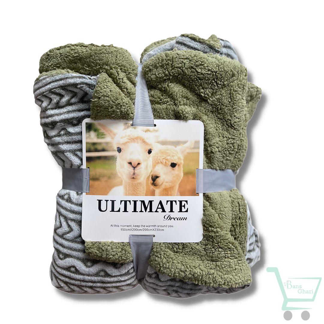 Ultimate Sherpa Throw Blanket Embossed - Image 6