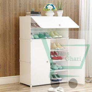 3 Tier Plastic shoes cabinet /Shoe organizer