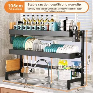 Over the Sink Rack Double Layer 105 cm