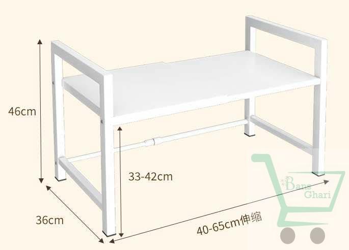 Oven / Microwave Rack Single Layer- White - Image 2