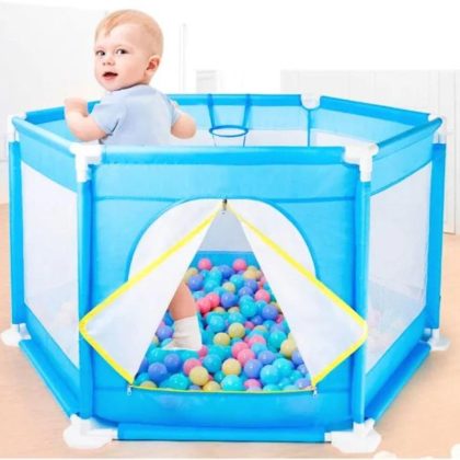 6-Panel Baby Playpen/Play Fence Indoor and Outdoor Kids Activity Center